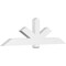 Ekena Millwork Kennewick Architectural Grade PVC Gable Bracket, 84"W x 24 1/2"H x 4"D x 6"F, 7/12 Pitch GBP084X25X0406KEN00 - alternate 1